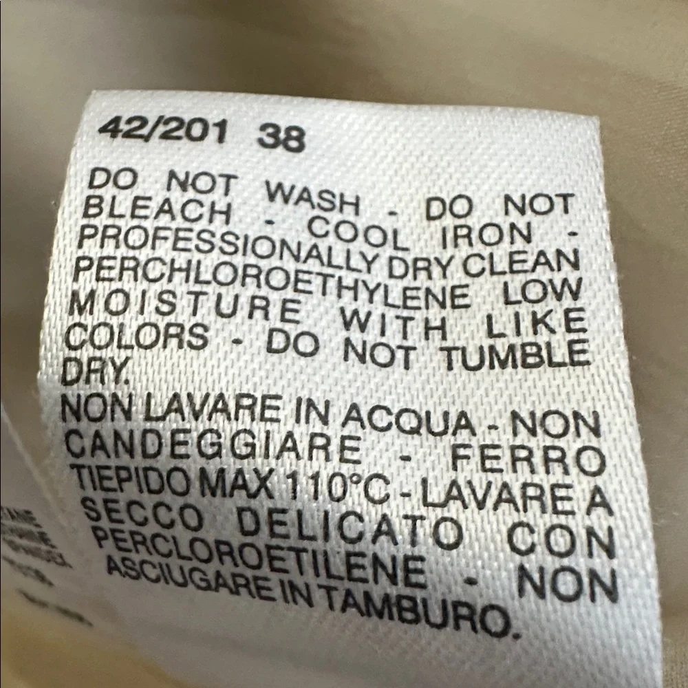 MaxMara Women's Light Tan Blazer - Picture 8 of 9